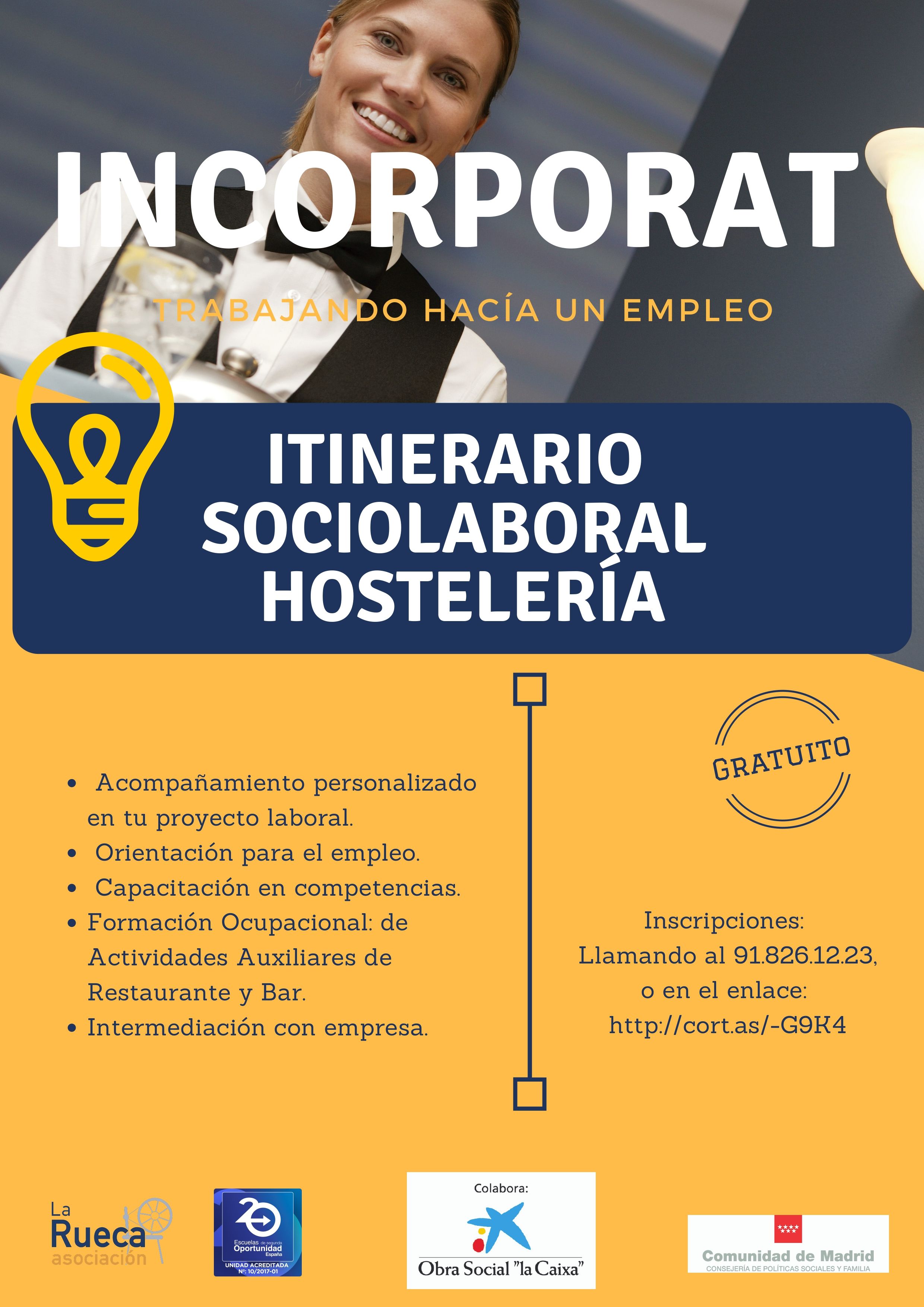 Itinerario de Hostelería en Canillejas