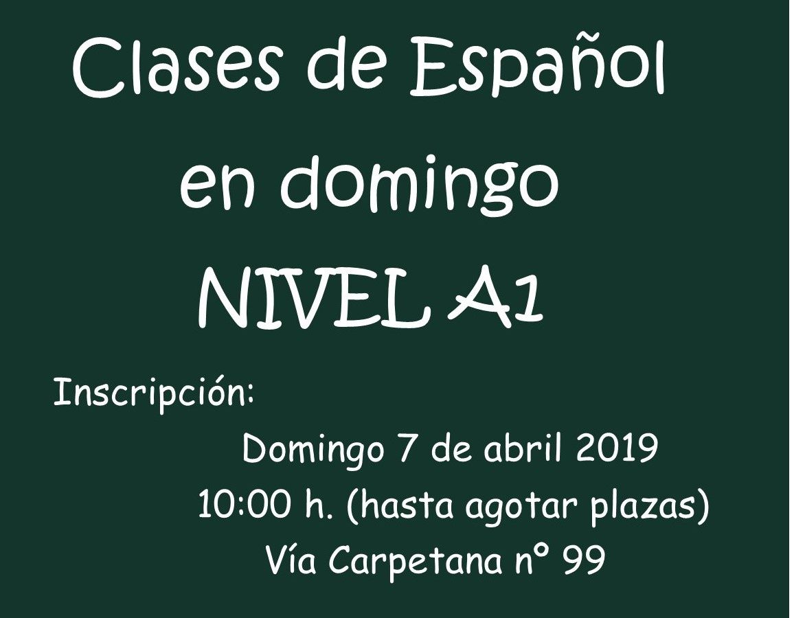 Curso de Español en domingo