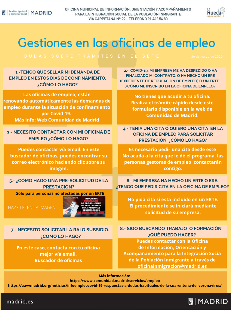 Gestiones de empleo