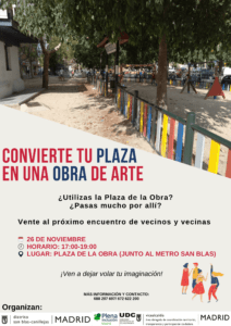 Cartel Convierte tu Plaza en una Obra de Arte