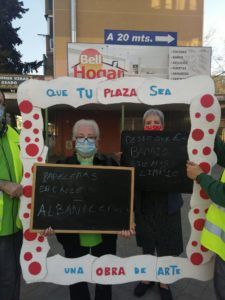 vecinas plaza de la obra